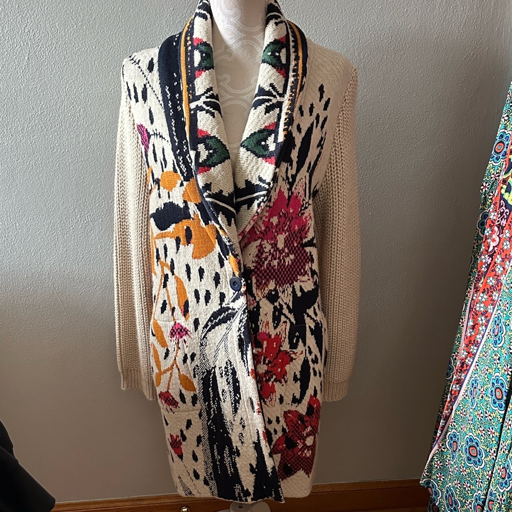 Anthropologie Maritza Sweater Coat - M